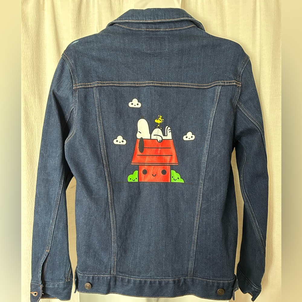 Jacket: Sam And Tury Threadfast Peanuts Denim Sno… - image 2